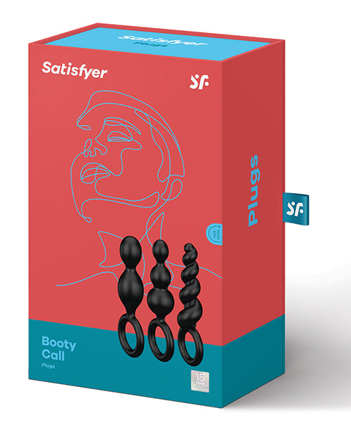 Satisfyer Satisfyer Booty Call Plugs - Set of 3 Black - Image 4
