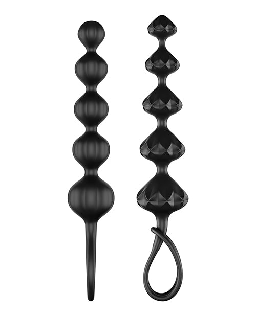 Satisfyer Satisfyer Love Beads Soft Silicone Beads - Set of 2 Black - Image 3