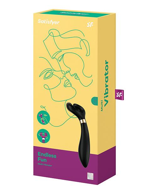 Satisfyer Satisfyer Endless Fun Multi Vibrator - Black - Image 4