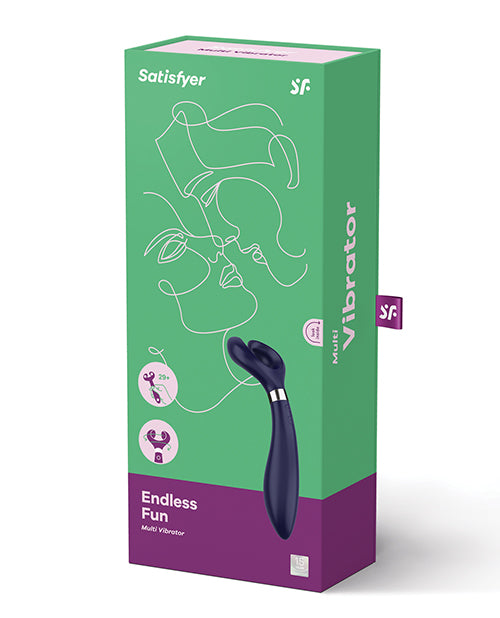 Satisfyer Satisfyer Endless Fun Multi Vibrator - Blue - Image 4