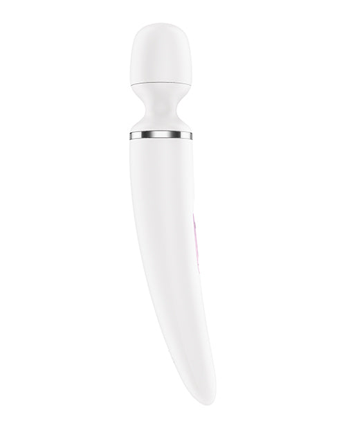 Satisfyer Satisfyer Wand-er Woman - White/Chrome - Image 2