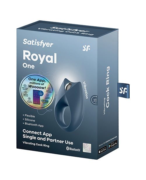 Satisfyer Satisfyer Royal Ring w/App - Blue - Image 5