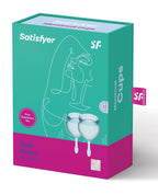 Satisfyer Satisfyer Feel Good Menstrual Cup - Light Blue - Image 2