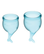 Satisfyer Satisfyer Feel Secure Menstrual Cup - Light Blue
