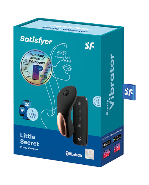 Satisfyer Satisfyer Little Secret Panty Vibrator - Black - Image 5