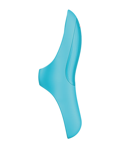 Satisfyer Satisfyer Teaser Finger Vibrator - Light Blue - Image 2