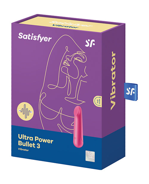 Satisfyer Satisfyer Ultra Power Bullet 3 - Red - Image 5
