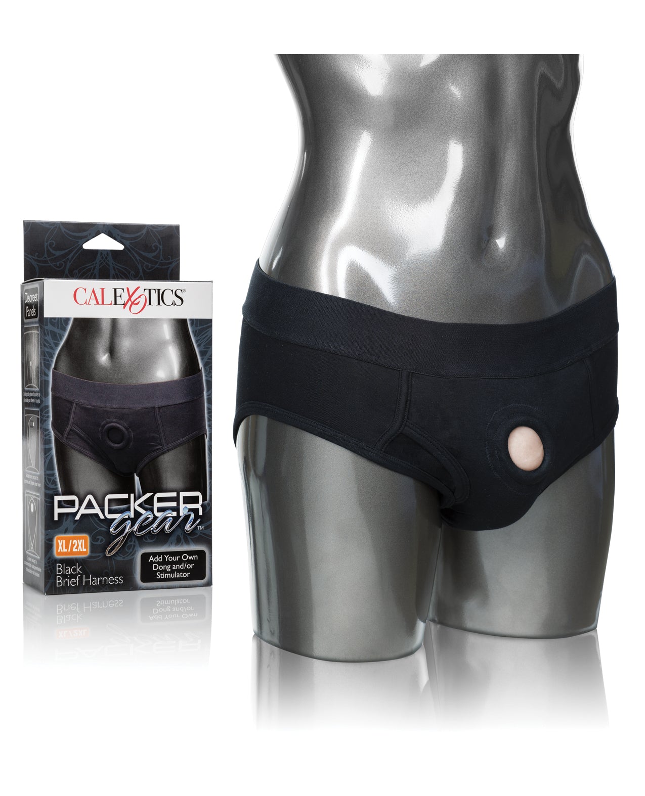 CalExotics CalExotics Packer Gear Brief Harness - XL/2XL - Black