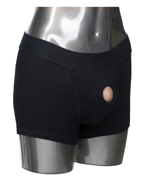 CalExotics CalExotics Packer Gear Boxer Brief Harness - XS/S - Black - Image 3