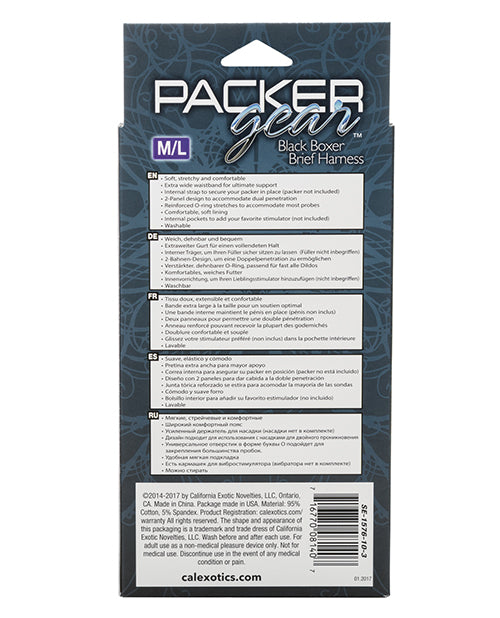CalExotics CalExotics Packer Gear Boxer Brief Harness - M/L - Black - Image 2