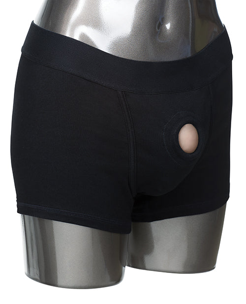 CalExotics CalExotics Packer Gear Boxer Brief Harness - L/XL - Black - Image 3