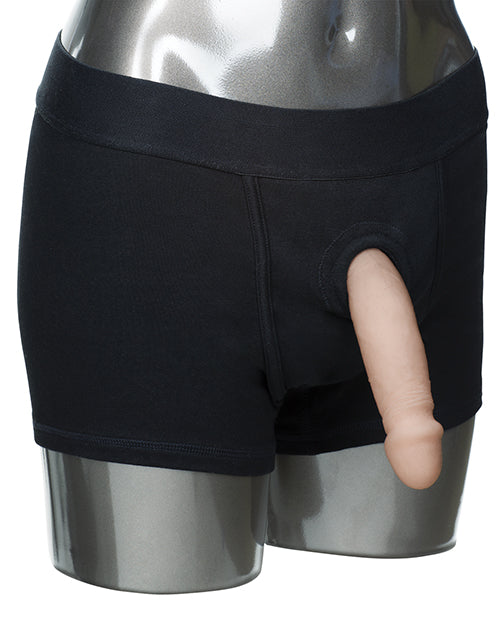 CalExotics CalExotics Packer Gear Boxer Brief Harness - L/XL - Black - Image 4