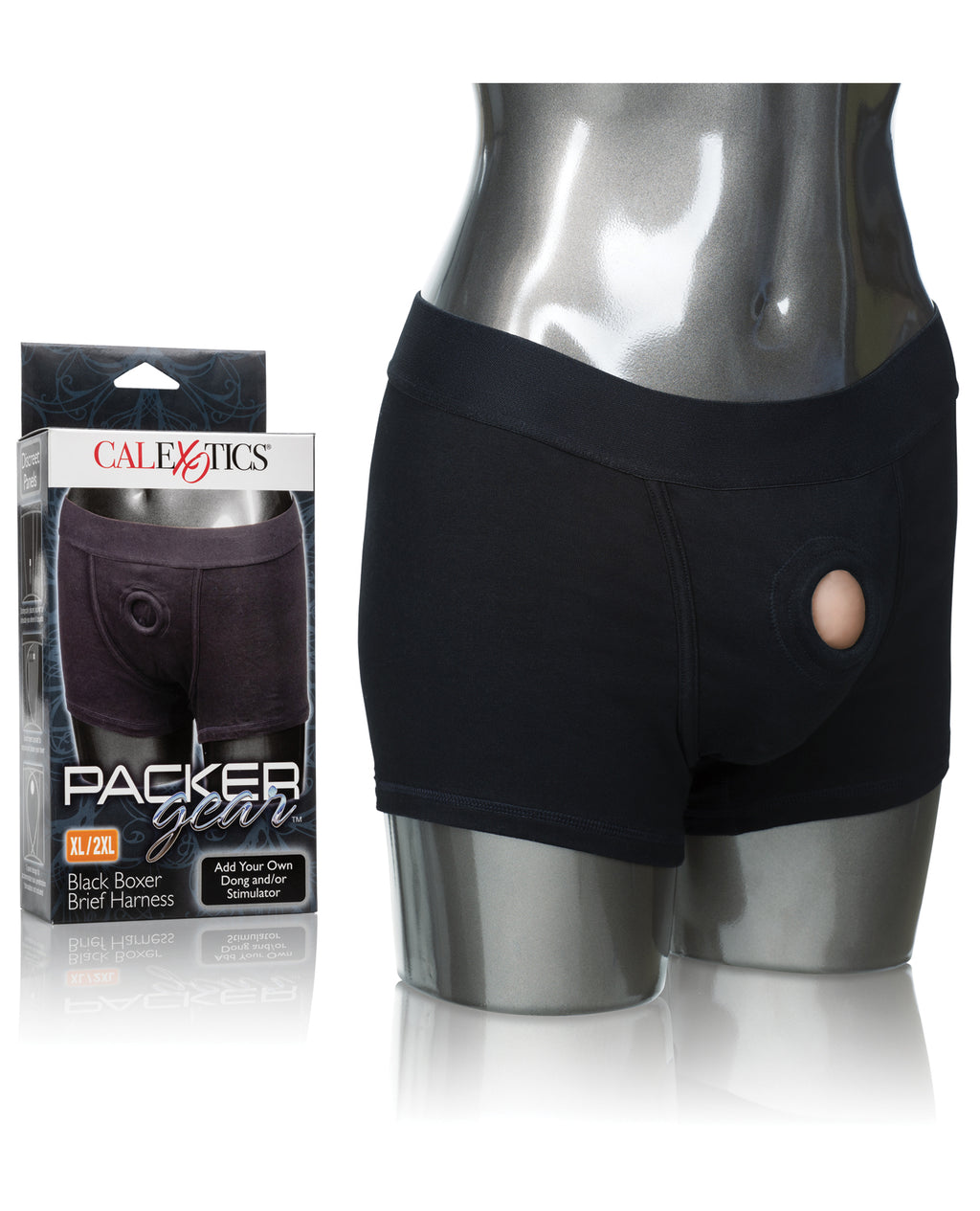 CalExotics CalExotics Packer Gear Boxer Brief Harness - XL/2XL - Black