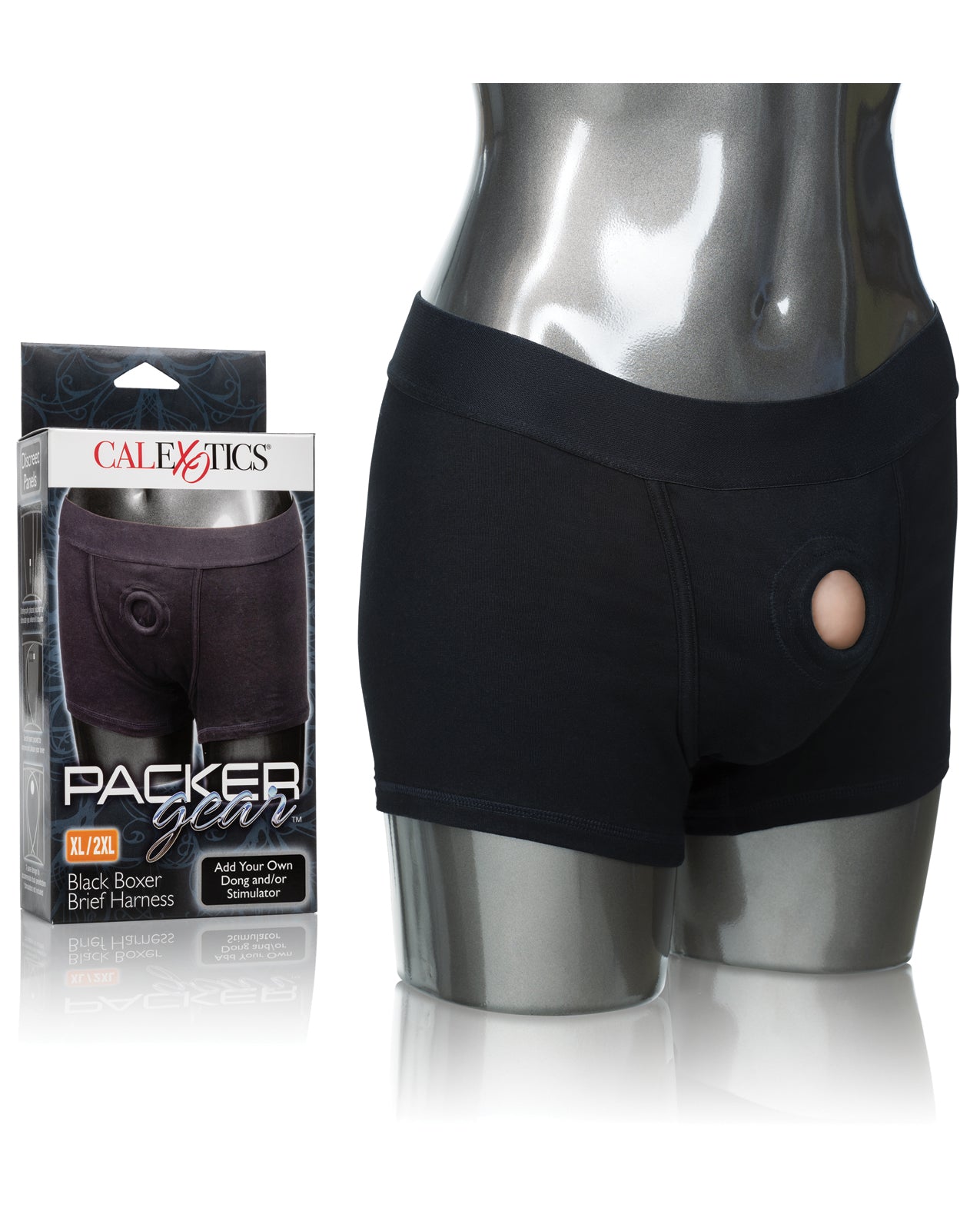CalExotics CalExotics Packer Gear Boxer Brief Harness - XL/2XL - Black