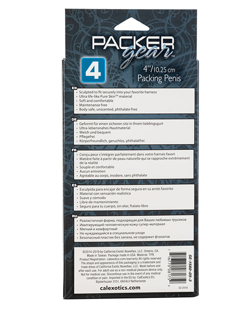 CalExotics CalExotics Packer Gear 4" Packing Penis - Champagne Pink Nude - Image 2