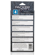 CalExotics CalExotics Packer Gear 4" Silicone Packing Penis - Burnt Caramel Nude - Image 2