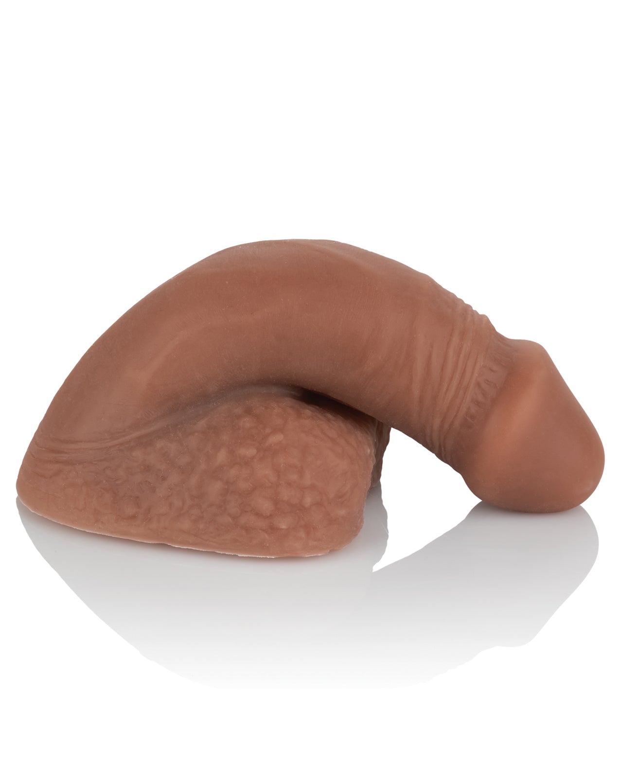 CalExotics CalExotics Packer Gear 4" Silicone Packing Penis - Burnt Caramel Nude - Image 4