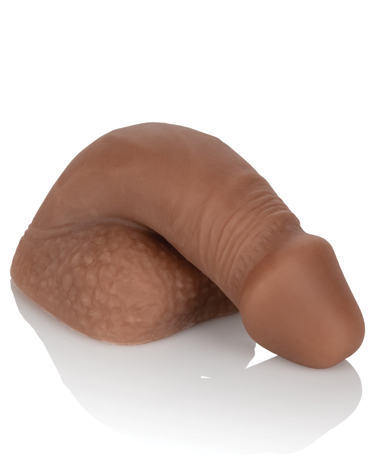 CalExotics CalExotics Packer Gear 5" Silicone Packing Penis - Burnt Caramel Nude - Image 3