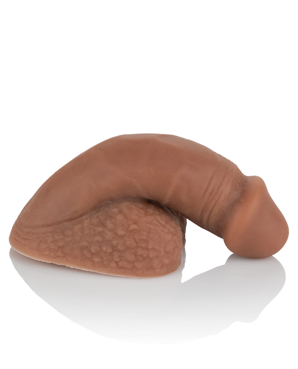 CalExotics CalExotics Packer Gear 5" Silicone Packing Penis - Burnt Caramel Nude - Image 4