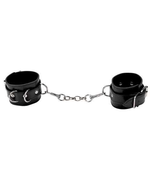 Ouch Shots Ouch Leather Cuffs - Black - Image 2