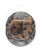 Ouch Shots Ouch! Heavy-Duty Fluffy Handcuffs - Leopard - Image 2