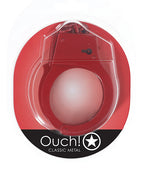 Ouch Shots Ouch! Classic Metal Handcuffs - Red - Image 2