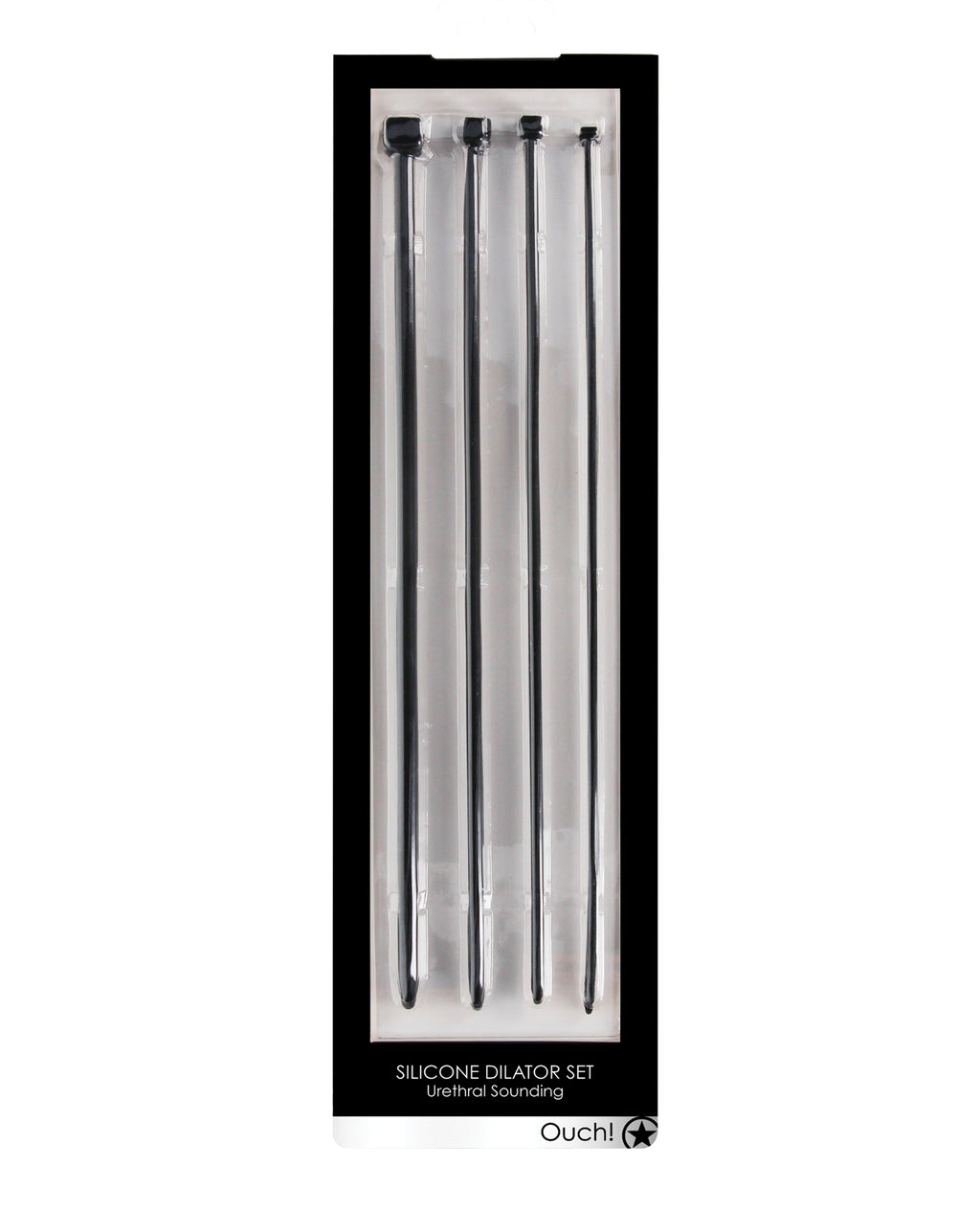 Ouch Shots Ouch Urethral Sounding Dilator Set - Black