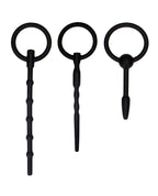 Ouch Shots Ouch Urethral Sounding Plug Set - Black - Image 2