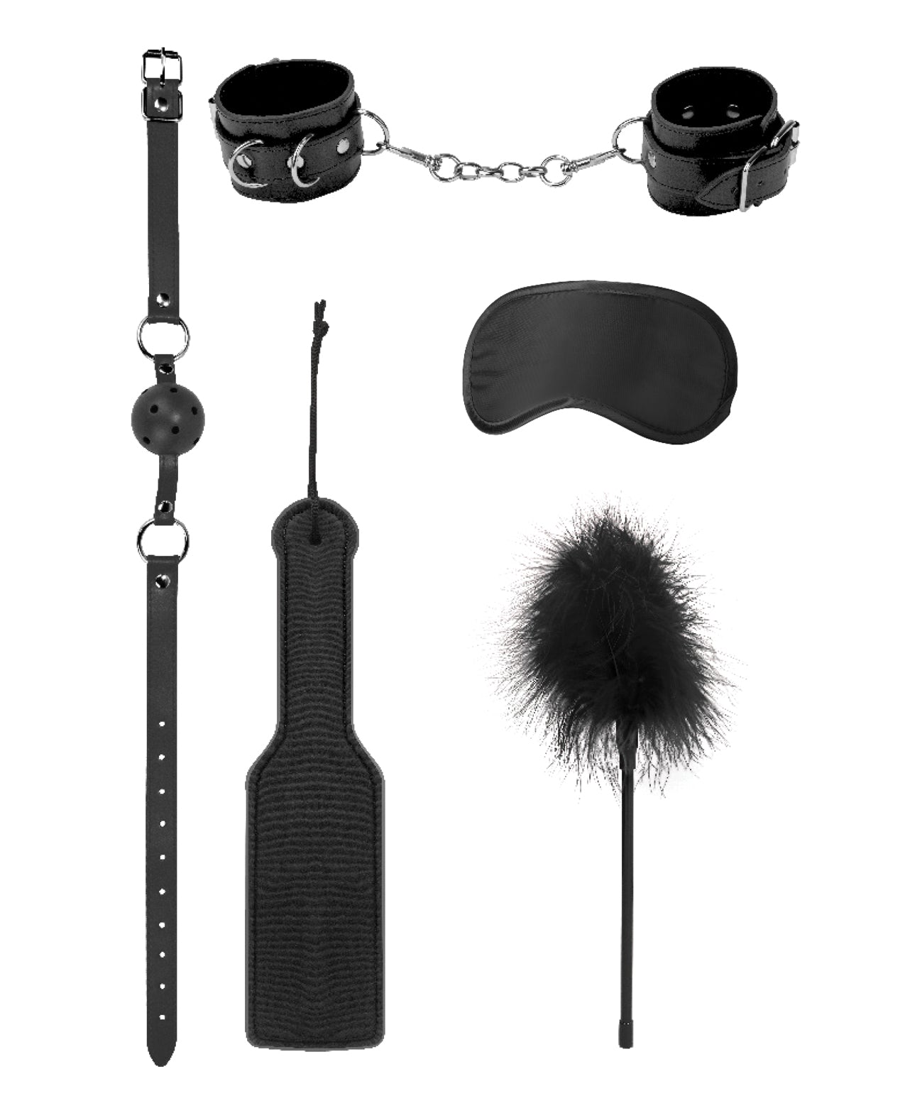 Ouch Shots Ouch Introductory Bondage Kit #4 - Black - Image 3