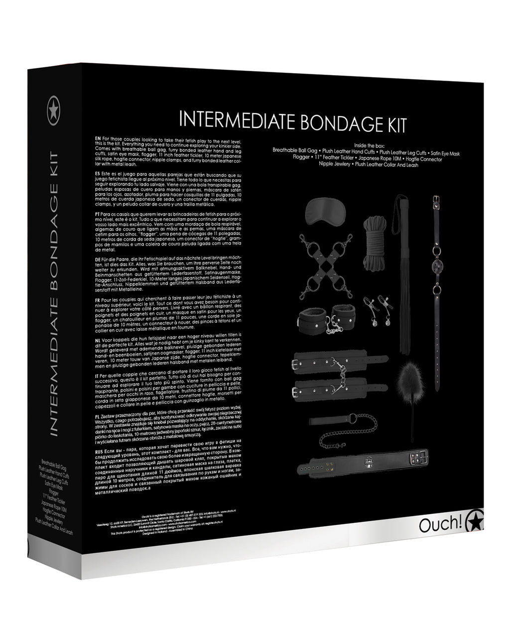 Ouch Shots Ouch Intermediate Bondage Kit - Image 2