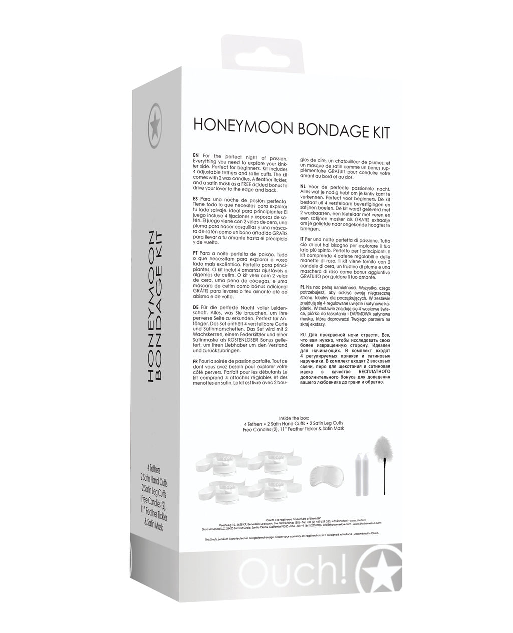 Ouch Shots Ouch Honeymoon Bondage Kit - Image 2