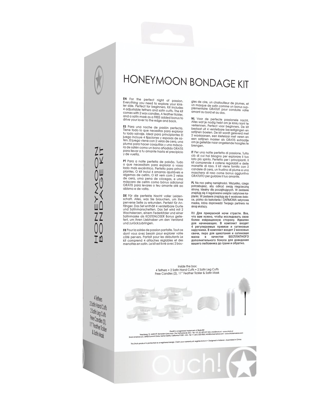 Ouch Shots Ouch Honeymoon Bondage Kit - Image 2