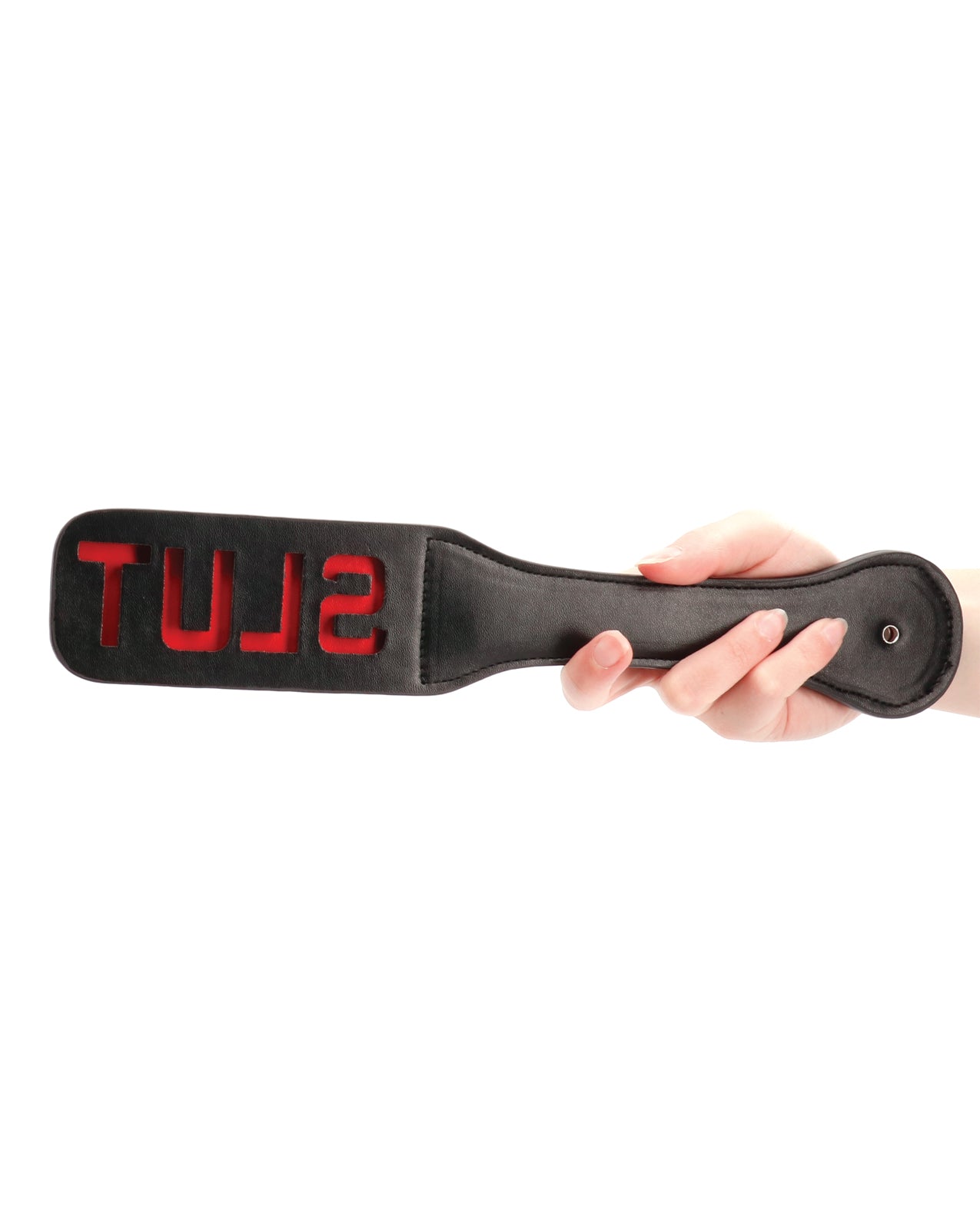 Ouch Shots Ouch Slut Paddle - Black - Image 3