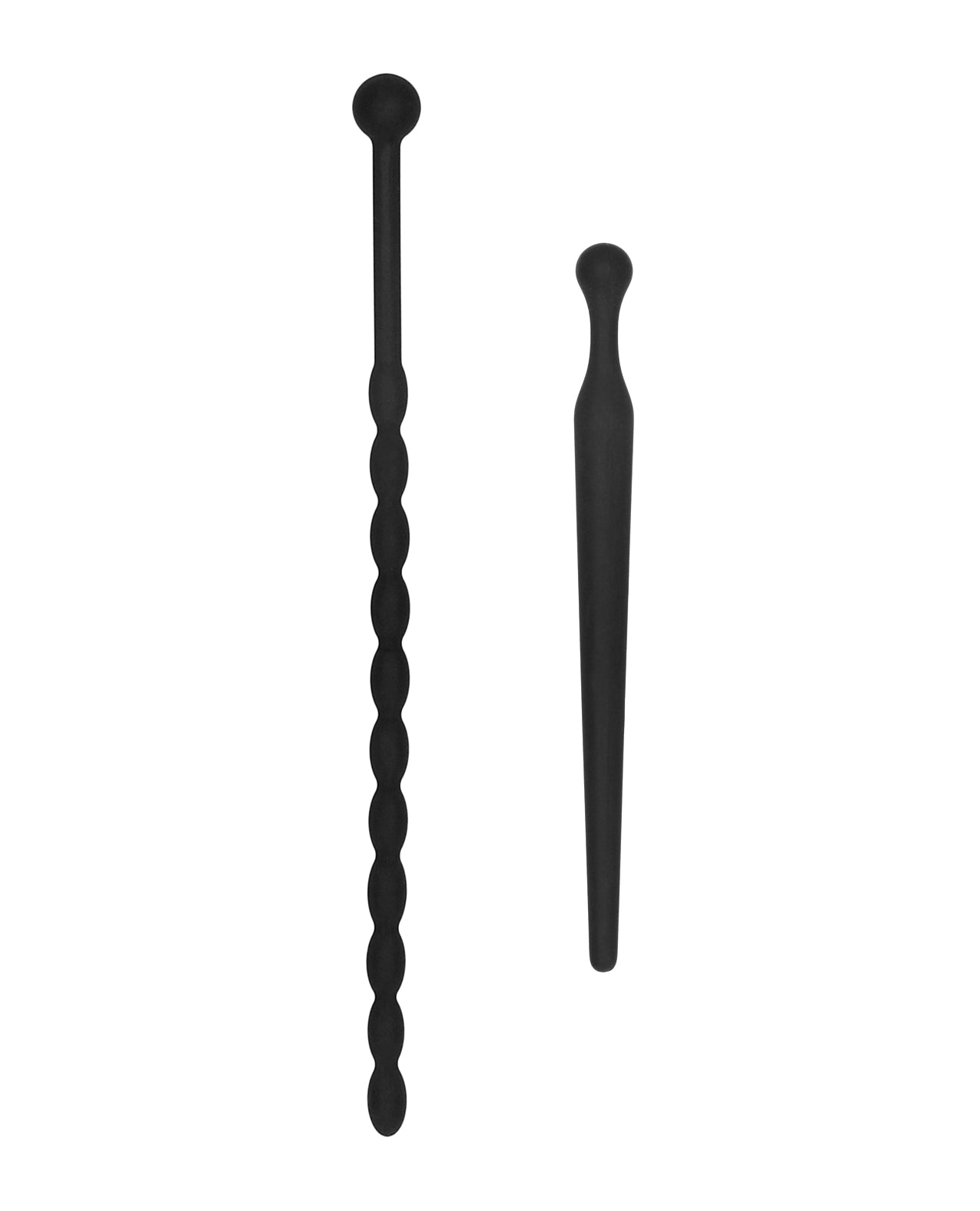 Ouch Shots Ouch Beginner's Urethral Sounding Silicone Plug Set - Black - Image 3