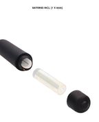 Ouch Shots Ouch Extra Long Urethral Sounding Silicone Vibrating Bullet Plug - Black - Image 5