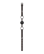 Ouch Shots Ouch Breathable Ball Gag with Denim Straps - Black - Image 4
