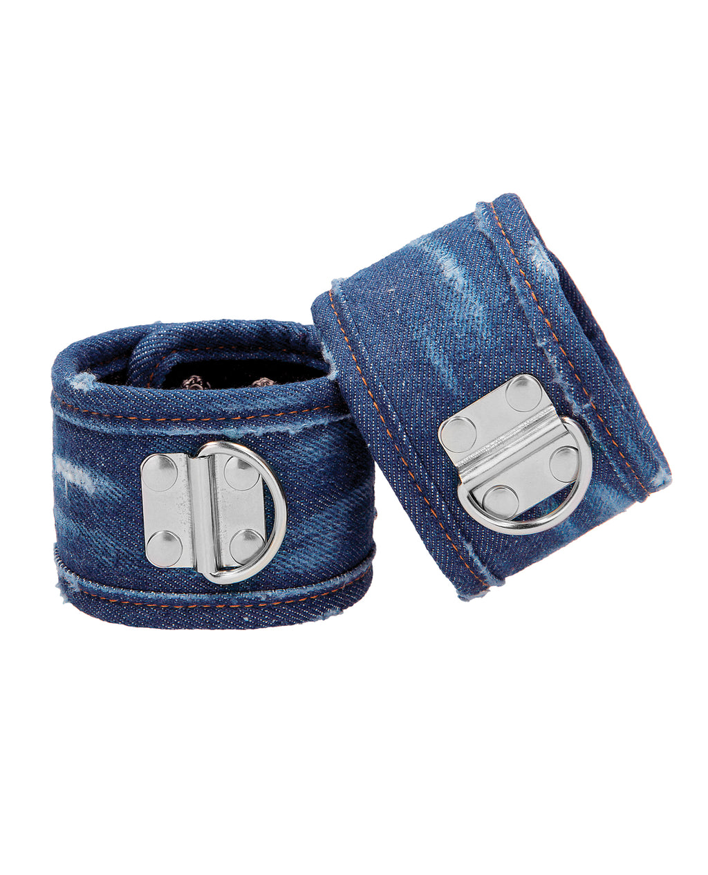 Ouch Shots Ouch Denim Handcuffs - Blue - Image 3