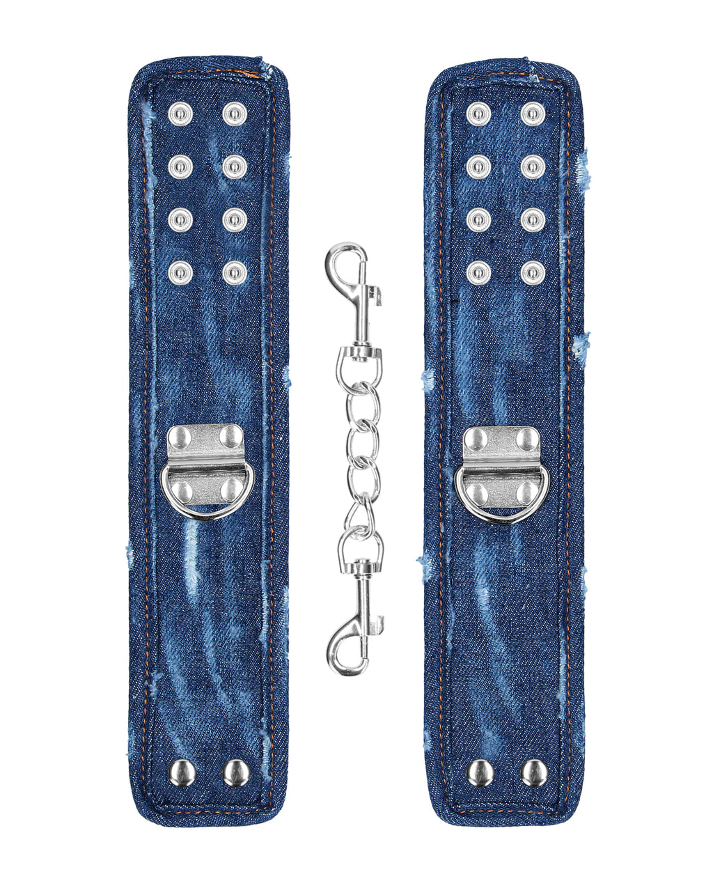 Ouch Shots Ouch Denim Handcuffs - Blue - Image 4