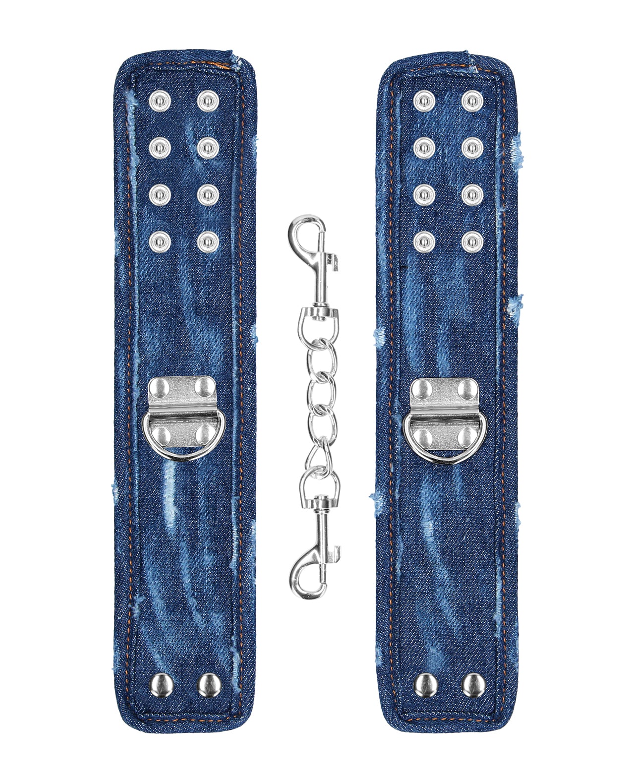 Ouch Shots Ouch Denim Handcuffs - Blue - Image 4