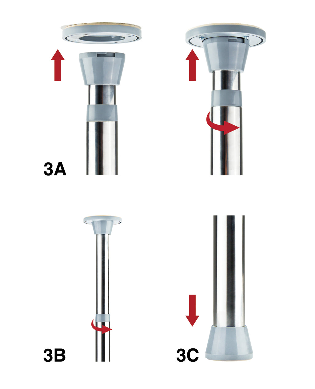 Ouch Shots Ouch Dance Pole - Silver - Image 3