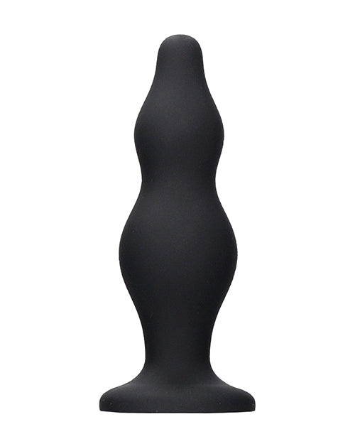 Ouch Shots Ouch Bubble Butt Plug - Black - Image 3