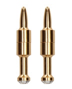 Ouch Shots Ouch Pin Magnetic Nipple Clamps - Gold - Image 2