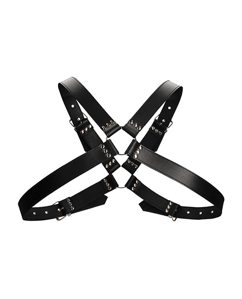 Ouch Shots Ouch Men's Large Buckle Harness - Black - Image 3