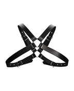 Ouch Shots Ouch Men's Large Buckle Harness - Black - Image 3