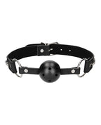Ouch Shots Ouch Diamond Breathable Ball Gag - Black - Image 3