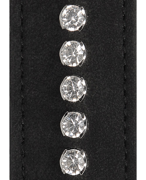 Ouch Shots Ouch Diamond Studded Collar with Leash - Black - Image 5