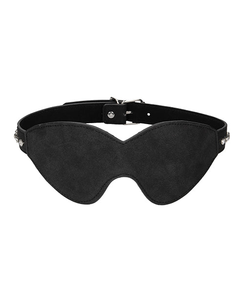 Ouch Shots Ouch Diamond Studded Eye Mask - Black - Image 3