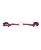 Ouch Shots Ouch Halo Handcuff with Connector - Burgundy - Image 3