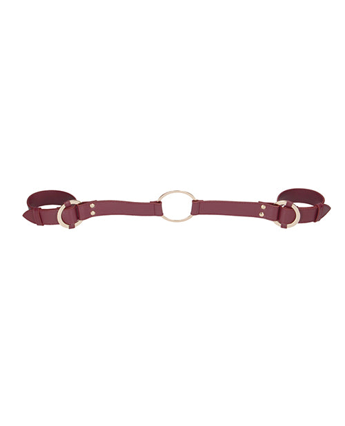 Ouch Shots Ouch Halo Handcuff with Connector - Burgundy - Image 3