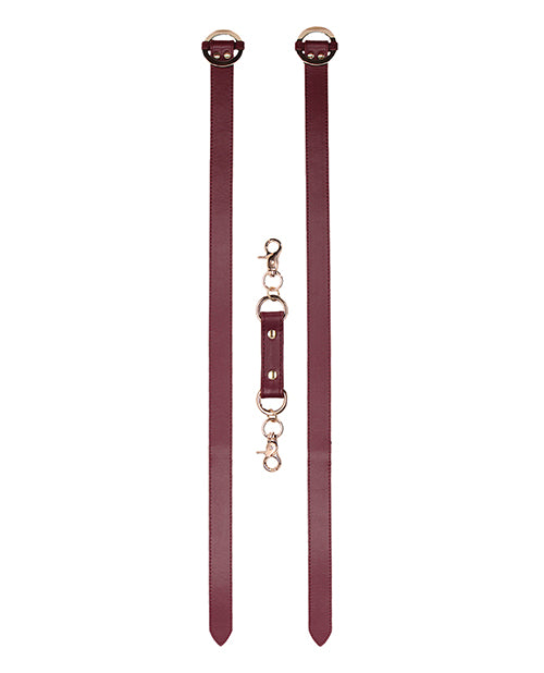 Ouch Shots Ouch Halo Thigh Cuffs - Burgundy - Image 4